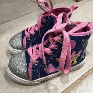 Toddler Girl Minnie Mouse HighTops Disney Junior